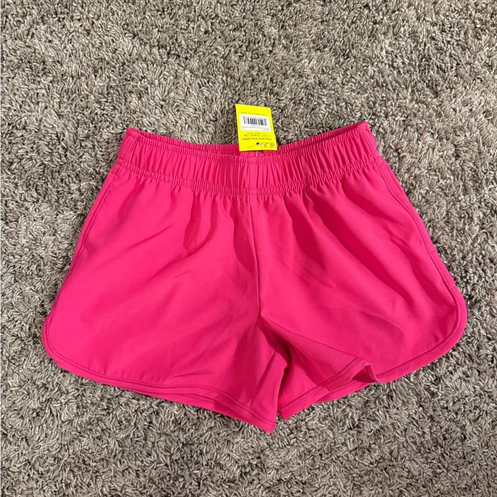 NWT Primary Girls Pink Athletic Shorts